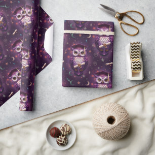 Uil Afstudeer Cadeauverpakkings Papier