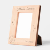 Uil Afstuderen Pet Scroll 5x7 Gegraveerde Lijstjes (Links)