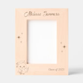 Uil Afstuderen Pet Scroll 5x7 Gegraveerde Lijstjes (Voorkant)