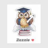 Uil Afstuderen Sticker (Vel)