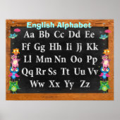  uil Alphabet  Poster (Voorkant)