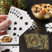 Uil, Art Deco Wildlife Pokerkaarten (Insitu)