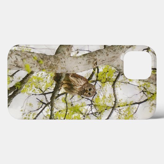 Uil Art Wild Natuur Telefoon Case (Achterkant (horizontaal))