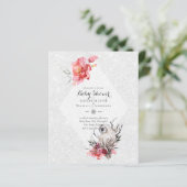 Uil Baby Dank u Cadeau Labels Favors Boy Girl (Staand voorkant)