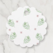 Uil Baby Dank u Cadeau Labels Favors Boy Girl (Achterkant)