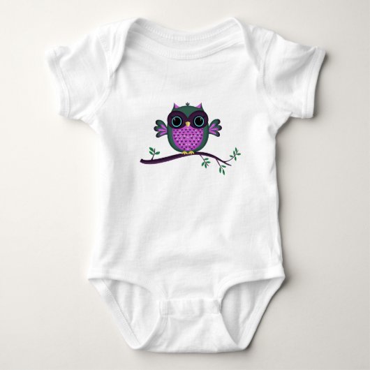 Uil Baby Romper (Voorkant)