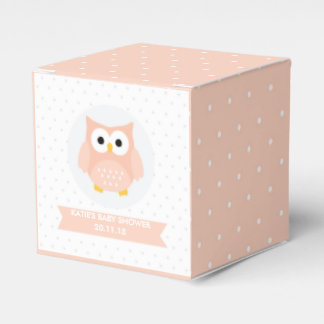 Uil Baby shower Favor Boxes Bedankdoosjes