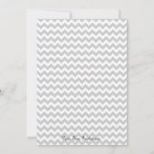 Uil Baby shower Roze Uitnodiging (Achterkant)