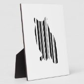 UIL BARCODE Vogel Barcode Aviaire Ontwerp Patroon Fotoplaat (Zijkant)