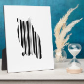 UIL BARCODE Vogel Barcode Aviaire Ontwerp Patroon Fotoplaat (Zijkant)