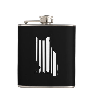 UIL BARCODE Vogel Barcode Vogel Designpatroon Heupfles