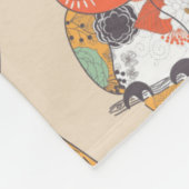 Uil Be Collectie fleece deken (Hoek)