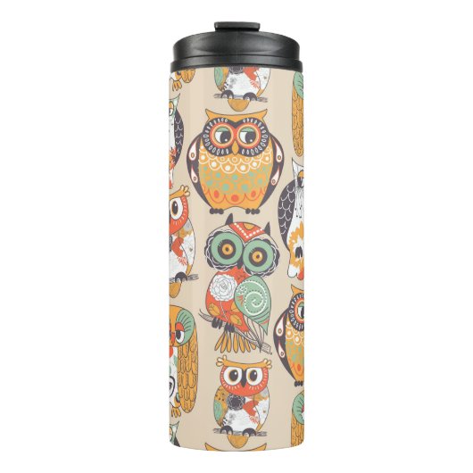 Uil Be Collectie Reizen Mok Thermische Tumbler (Voorkant)
