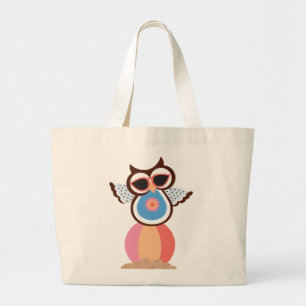 Uil Beach Canvas tas