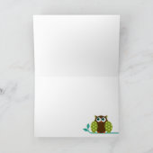 Uil bedankje bedankkaart (Binnen)