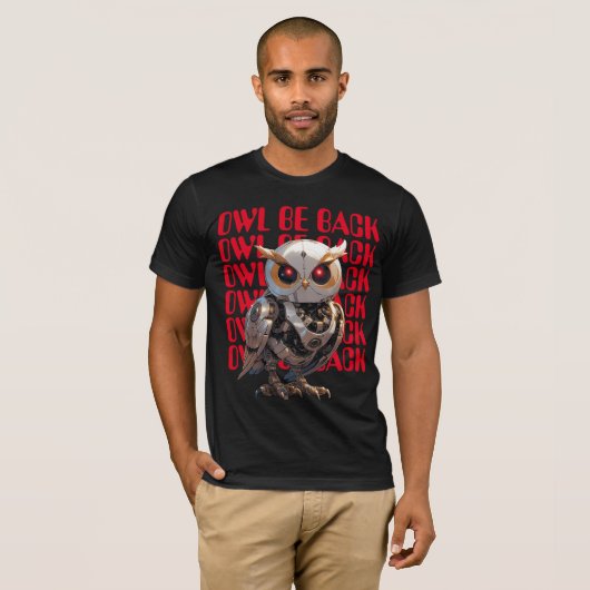 Uil ben terug t-shirt (Voorkant volledig)
