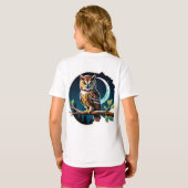 Uil Beschermer van Bossen T-shirt (Achterkant volledig)