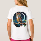Uil Beschermer van Bossen T-shirt (Achterkant)