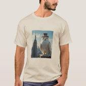Uil bij het Empire State Building T-shirt (Voorkant)