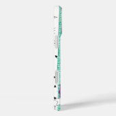 Uil Birch Tree linnen Personaliseren Case-Mate iPhone Case (Achterkant / Rechts)