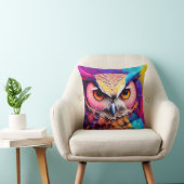 Uil Bird Animal Discovery Adventure Natuur Planet Kussen (Stoel)