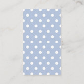Uil Blue Floral Baby shower Breng een boek Informatiekaartje (Achterkant)