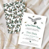 Uil Boek Thema Herfst Baby shower Kaart