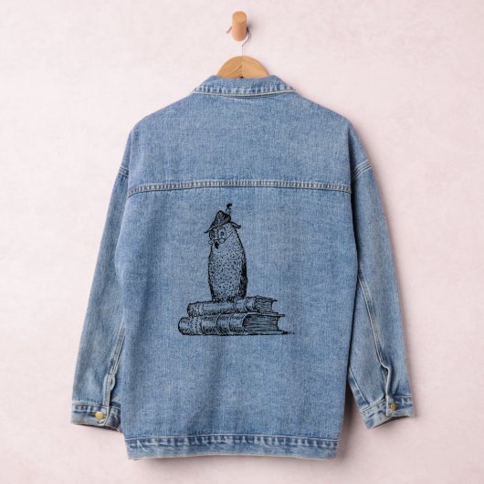 Uil Boeken Kennis  Denim Jacket (Hangar)