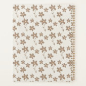 Uil Boho Floral Teacher Planner (Achterkant)