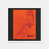 Uil Boo servet (Voorkant)