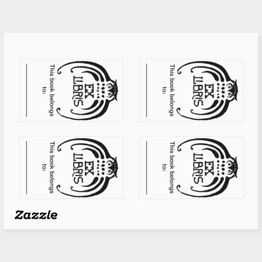 Uil Bookplate Sticker (Vel)