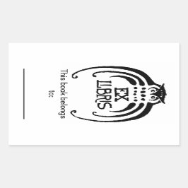 Uil Bookplate Sticker