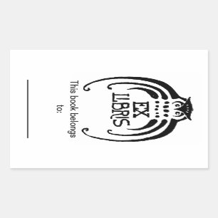 Uil Bookplate Sticker