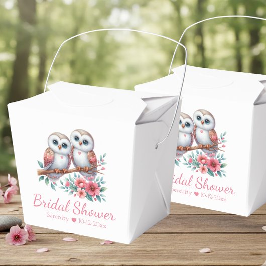 Uil Bos Boho Landelijk Bruidsdouche Bedankdoosjes