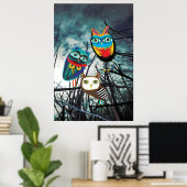 Uil Bos Poster (Thuiskantoor)