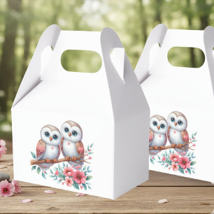 Uil Bosland Boho Landelijk Huwelijk Bedankdoosjes