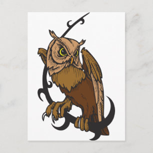 Uil Briefkaart