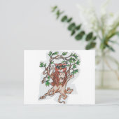 Uil Briefkaart (Staand voorkant)