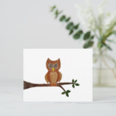 Uil Briefkaart (Staand voorkant)