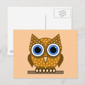 uil briefkaart (Voorkant / Achterkant)