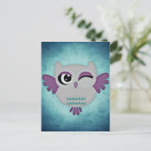 uil briefkaart (Staand voorkant)