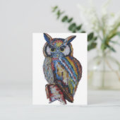 Uil Briefkaart (Staand voorkant)