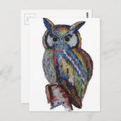 Uil Briefkaart (Voorkant / Achterkant)