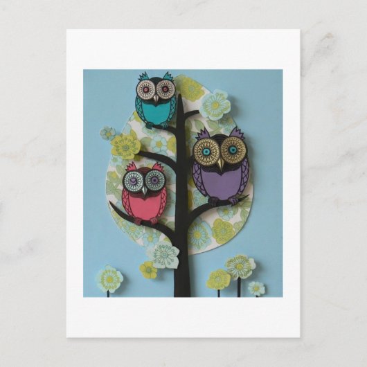 uil briefkaart (Voorkant)