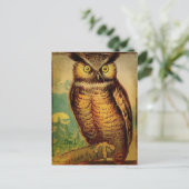 Uil Briefkaart (Staand voorkant)