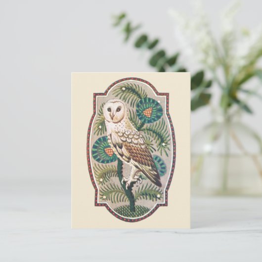 Uil Briefkaart (Staand voorkant)