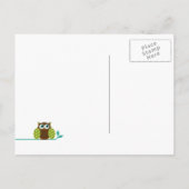 Uil briefkaart (Achterkant)