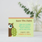 Uil briefkaart (Staand voorkant)