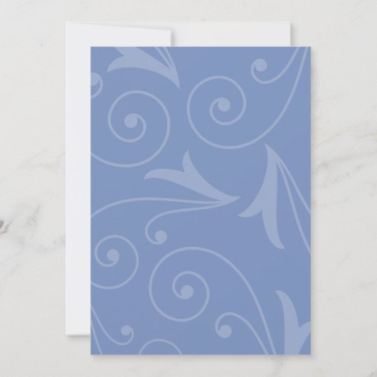 Uil bruiloft Invi Kaart (Achterkant)