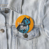 Uil Button Blauw Sinaasappel (In situ)